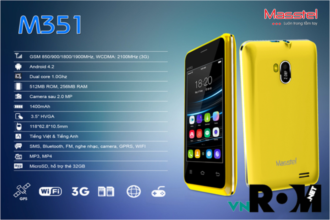 ROM stock Masstel M351
