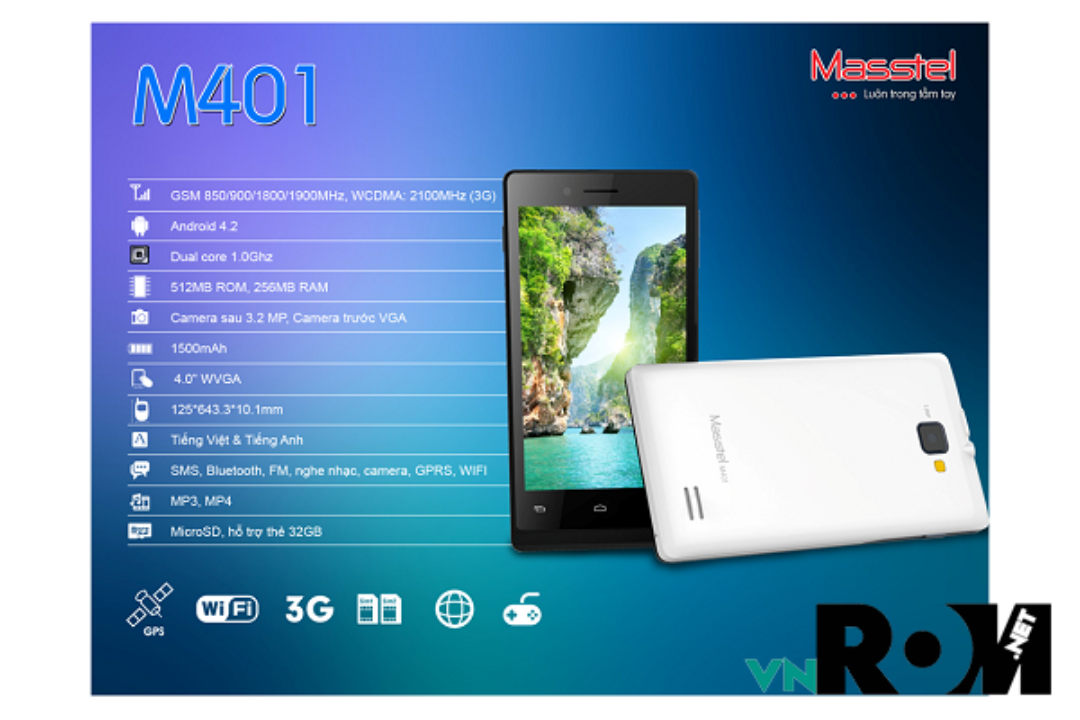 Rom stock Masstel M401