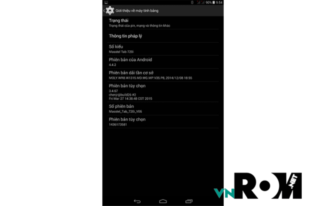 Rom stock cho Masstel Tab 720i