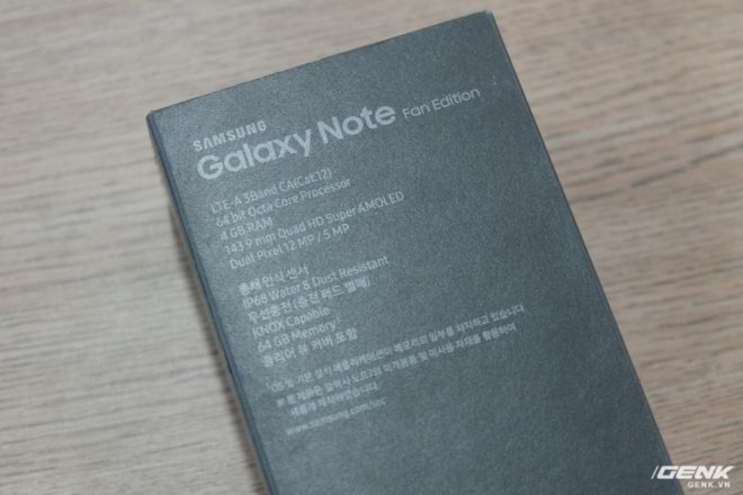 Mở hộp Galaxy Note Fan Edition (Note 7 FE) tại VN Vẫn rất tốt, nhưng kém hấp dẫn với giá 16 triệu