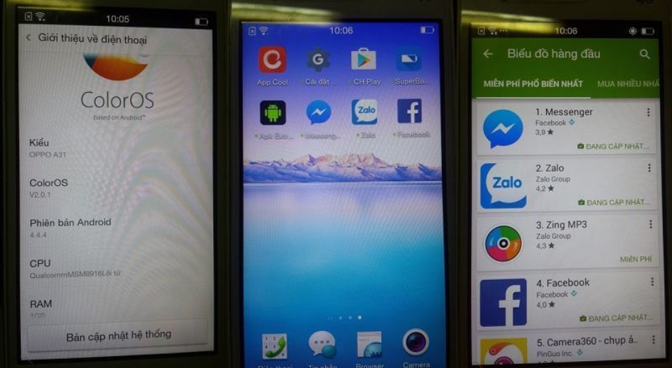 ROM TIẾNG VIỆT + CH PLAY CHO OPPO A31T