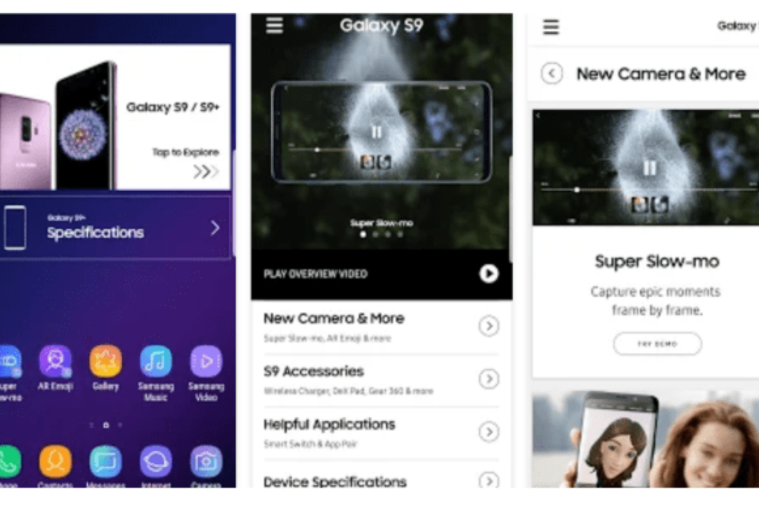 Samsung Tung ứng Dụng Cho Phép Bạn Trải Nghiệm Galaxy S9S9+ Ngay trên bất kỳ Smartphone Android nào