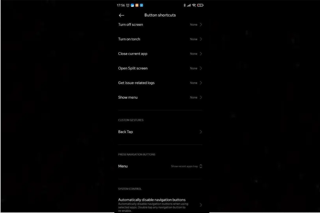 Xiaomi MIUI 12 Cũng Sẽ có tính năng gõ vào mặt lưng smartphone để điều khiển giống iOS 14